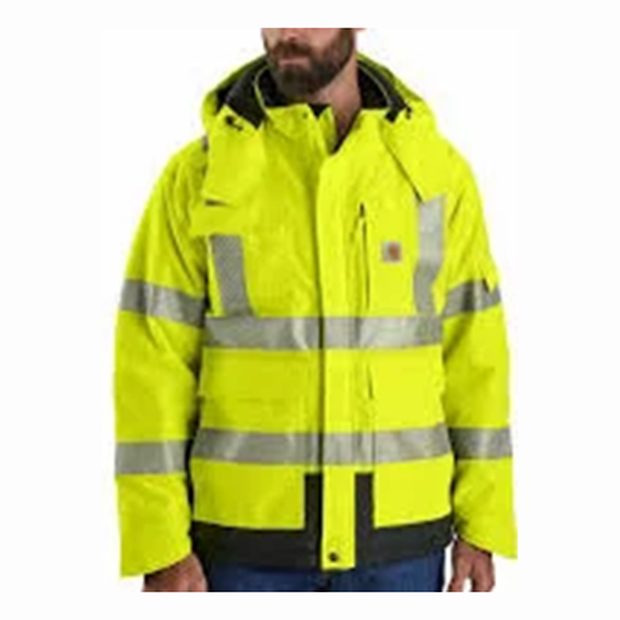 Hi-vis winter jacket